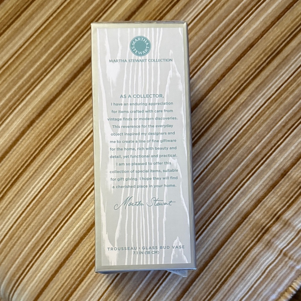 Martha Stewart Collection Glass Bud Vase - Picture 2 of 6